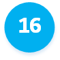 Light blue callout number 16